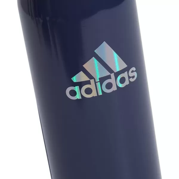 imageadidas 600 ML 20 oz Metal Water Bottle HotCold DoubleWalled Insulated 188 Stainless SteelShadow NavyOnix GreySilver Reflective