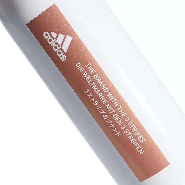 imageadidas 600 ML 20 oz Metal Water Bottle HotCold DoubleWalled Insulated 188 Stainless SteelWhiteRose Gold