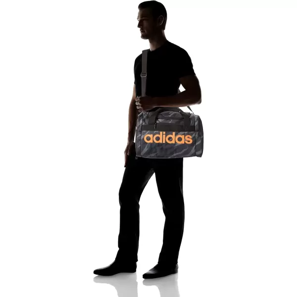 imageadidas Court Lite Duffel BlackWhite One SizeCore Tiger Aop BlackOrange Rush