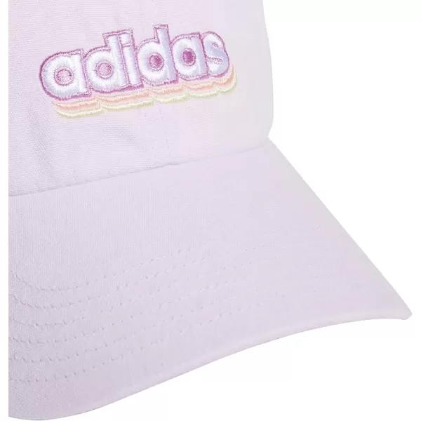 imageadidas Saturday Relaxed Adjustable CapIce LavenderPreloved PurpleSemi Pink Spark