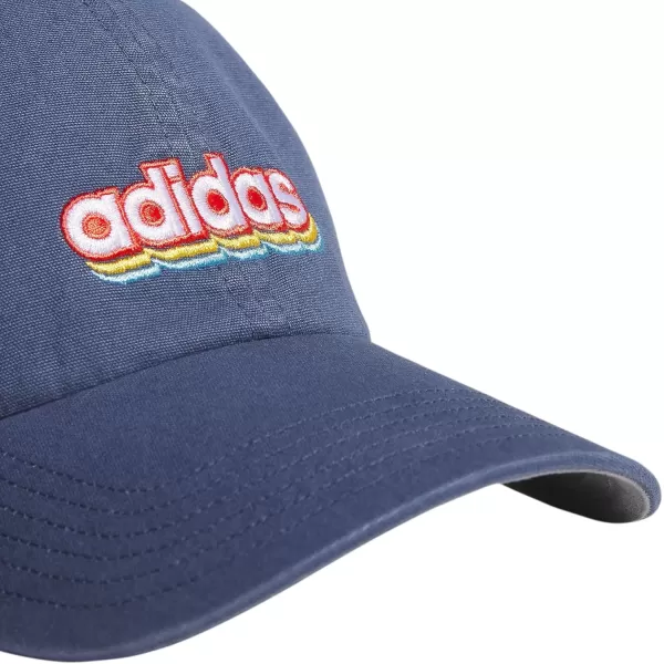 imageadidas Saturday Relaxed Adjustable CapPreloved Ink BlueWhiteBright Red