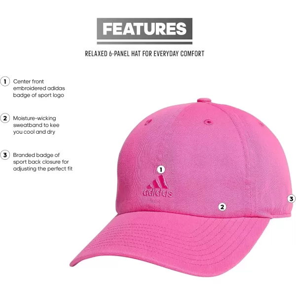 imageadidas Saturday Relaxed Adjustable CapPulse Magenta Pink