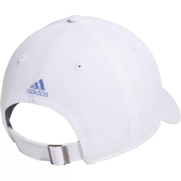 imageadidas Saturday Relaxed Adjustable CapWhiteLinen GreenSemi Pink Spark