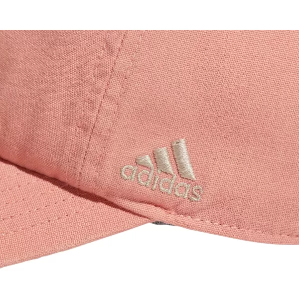 imageadidas Saturday Relaxed Adjustable CapWonder ClayChalk WhiteHalo Ivory White