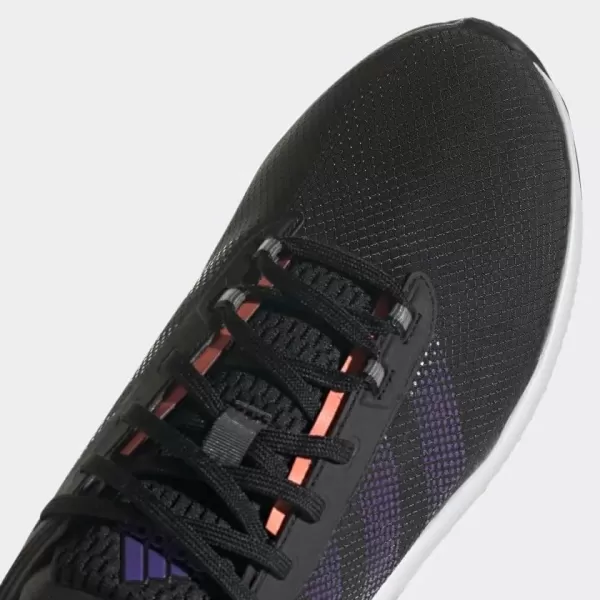 imageadidas UnisexAdult Avery Running ShoeBlackBlackCoral Fusion