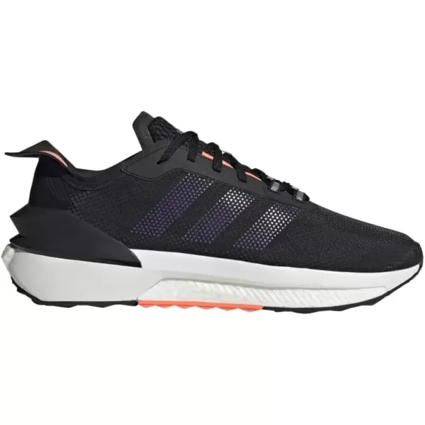 imageadidas UnisexAdult Avery Running ShoeBlackBlackCoral Fusion