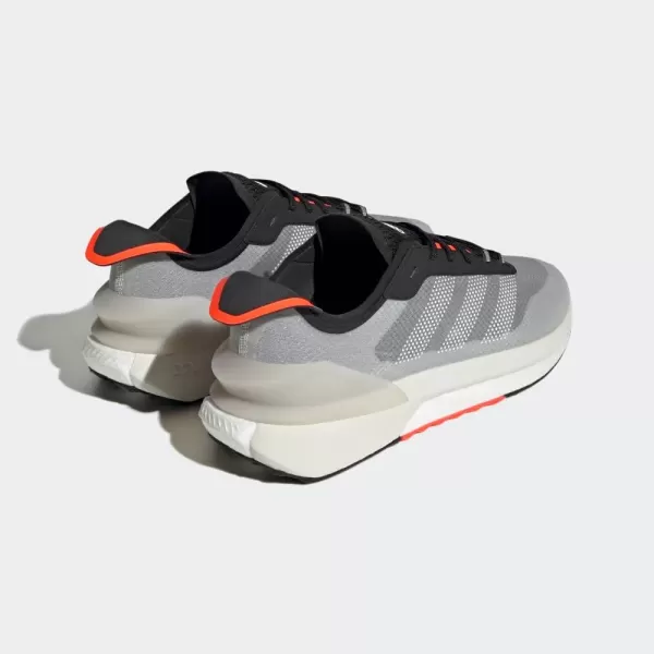 imageadidas UnisexAdult Avery Running ShoeBlackBlackSolar Red