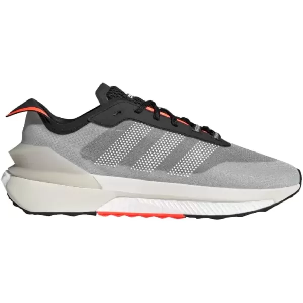 imageadidas UnisexAdult Avery Running ShoeBlackBlackSolar Red