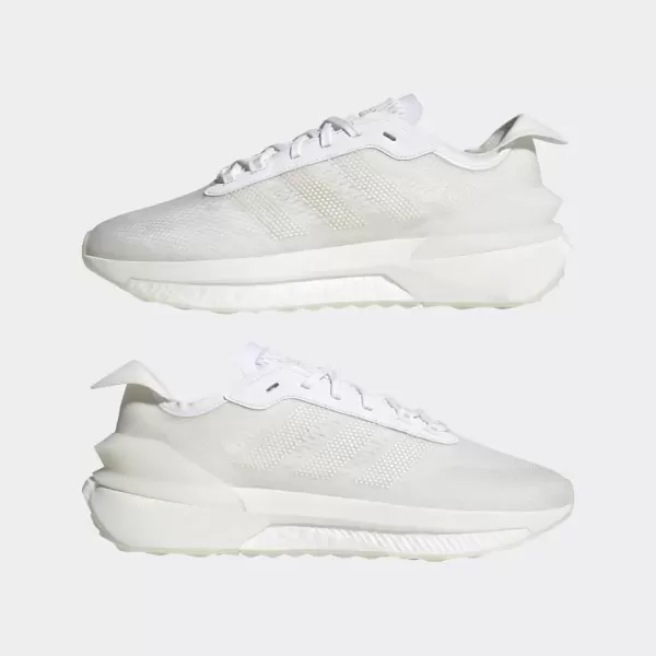 imageadidas UnisexAdult Avery Running ShoeWhiteZero MetallicCrystal White