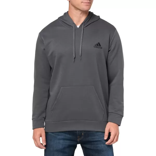 imageadidas Mens Badge of Sport Fleece HoodieGrey