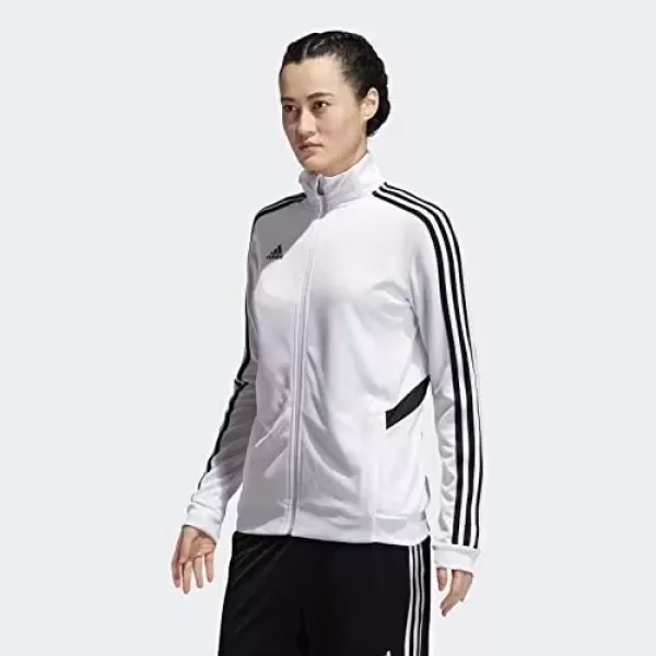 imageadidas Womens Alphaskin Tiro Training JacketWhiteBlack