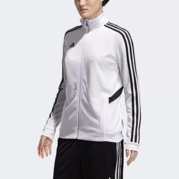 imageadidas Womens Alphaskin Tiro Training JacketWhiteBlack