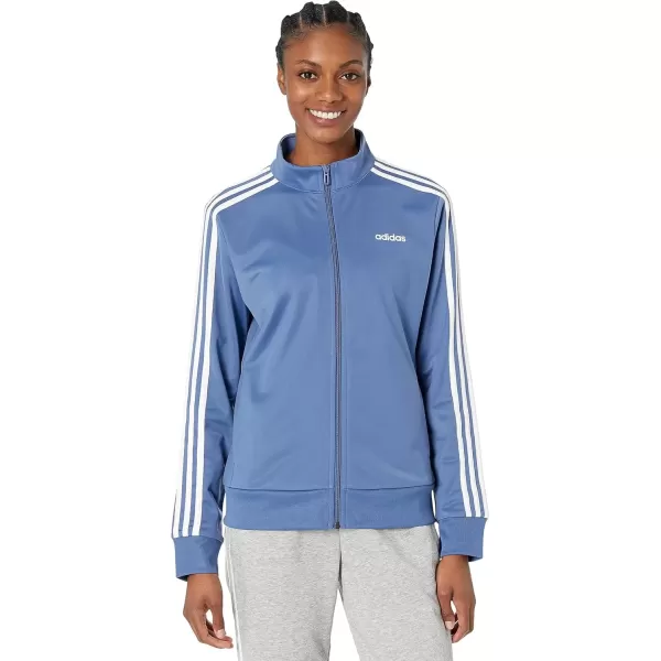 imageadidas Womens Essentials 3Stripe Track JacketCrew Blue