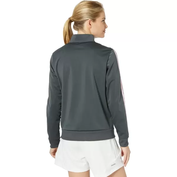 imageadidas Womens Essentials 3Stripe Track JacketDark Grey