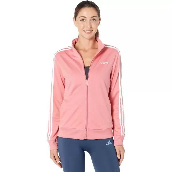 imageadidas Womens Essentials 3Stripe Track JacketHazy Rose