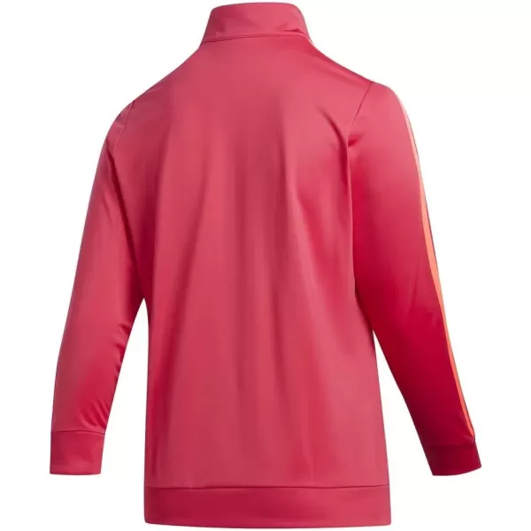 imageadidas Womens Essentials 3Stripe Track JacketPower PinkSignal Pink