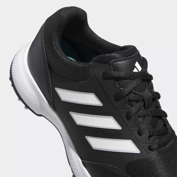 imageadidas Womens Tech Response 30 Golf ShoeCore BlackFootwear WhiteSilver Metallic