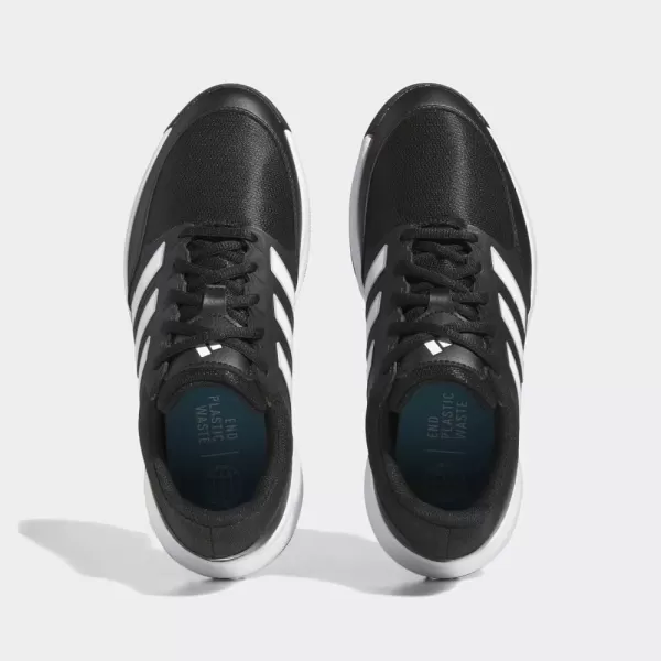 imageadidas Womens Tech Response 30 Golf ShoeCore BlackFootwear WhiteSilver Metallic