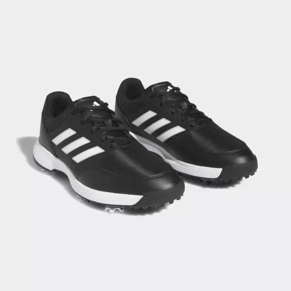 imageadidas Womens Tech Response 30 Golf ShoeCore BlackFootwear WhiteSilver Metallic