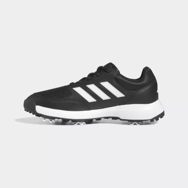 imageadidas Womens Tech Response 30 Golf ShoeCore BlackFootwear WhiteSilver Metallic