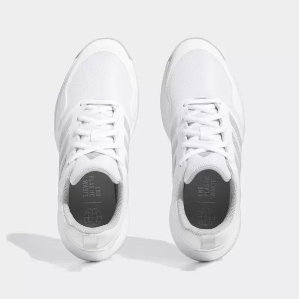 imageadidas Womens Tech Response Spikeless 30 Golf ShoeFootwear WhiteGrey TwoSilver Metallic