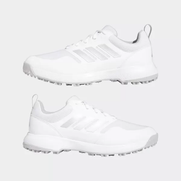 imageadidas Womens Tech Response Spikeless 30 Golf ShoeFootwear WhiteGrey TwoSilver Metallic