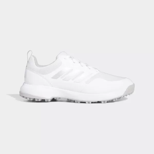 imageadidas Womens Tech Response Spikeless 30 Golf ShoeFootwear WhiteGrey TwoSilver Metallic