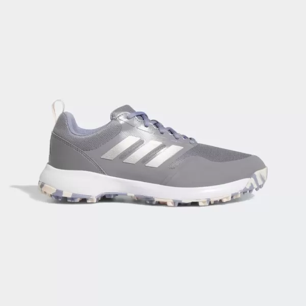 imageadidas Womens Tech Response Spikeless 30 Golf ShoeGrey ThreeSilver MetallicSilver Violet