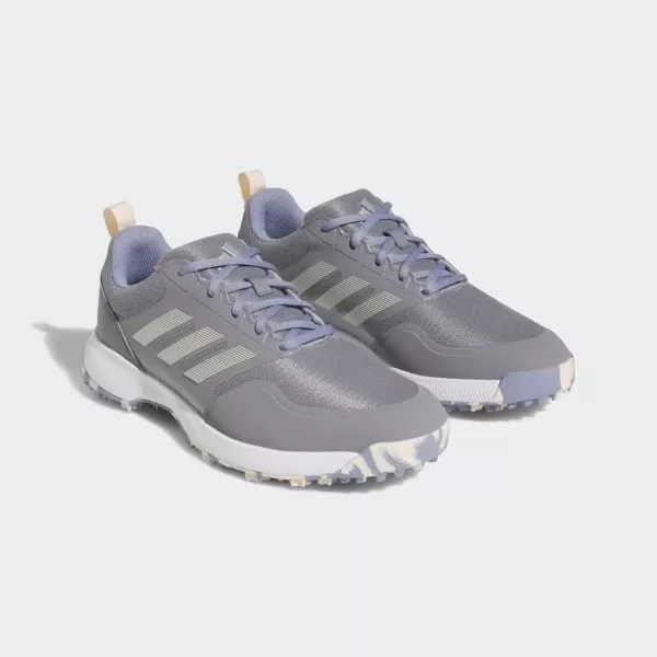imageadidas Womens Tech Response Spikeless 30 Golf ShoeGrey ThreeSilver MetallicSilver Violet