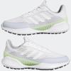 imageadidas Womens Summervent Spikeless Golf ShoeFootwear WhiteFootwear WhiteAlmost Lime