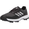 imageadidas Womens Tech Response 20 Golf ShoeCore BlackSilver MetallicGrey Four