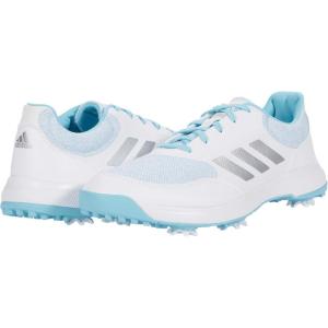 imageadidas Womens Tech Response 20 Golf ShoeWhiteSilver MetallicHazy Sky