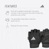 imageadidas Essential GlovesBlack LogoWhite