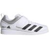 imageadidas Unisex Adult Powerlift 5 Weightlifting SneakerWhiteBlackGrey