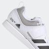 imageadidas Unisex Adult Powerlift 5 Weightlifting SneakerWhiteBlackGrey