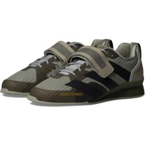 imageadidas Unisex Adult Adipower Weightlifting 3 Cross Trainer ShoeSilver PebbleBlackOlive Strata