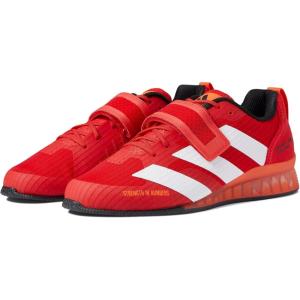 imageadidas Unisex Adult Adipower Weightlifting 3 Cross Trainer ShoeVivid RedWhiteImpact Orange