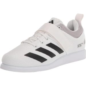 imageadidas Unisex Adult Powerlift 5 Weightlifting SneakerWhiteBlackGrey