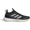 imageadidas Womens Adizero Ubersonic 41 Tennis ShoeBlackSilver MetallicWhite