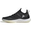 imageadidas Womens Adizero Ubersonic 41 Tennis ShoeBlackSilver MetallicWhite