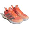 imageadidas Womens Adizero Ubersonic 41 Tennis ShoeSolar Orange Taupe Met Ecru Tint