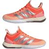 imageadidas Womens Adizero Ubersonic 41 Tennis ShoeSolar Orange Taupe Met Ecru Tint