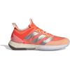 imageadidas Womens Adizero Ubersonic 41 Tennis ShoeSolar Orange Taupe Met Ecru Tint