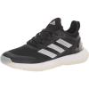 imageadidas Womens Adizero Ubersonic 41 Tennis ShoeBlackSilver MetallicWhite