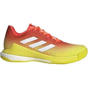 imageadidas Womens Crazyflight Mid Volleyball ShoeSolar Red  Cloud White  Acid Yellow