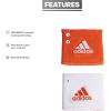 imageadidas Interval Reversible WristbandTeam OrangeWhite