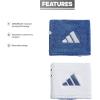 imageadidas Interval Reversible WristbandTeam Royal BlueWhite2