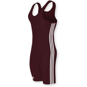 imageadidas Mens 3 Stripes SingletMaroonWhite