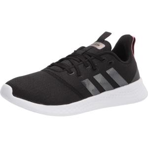 imageadidas Womens Puremotion Adapt Running ShoeBlackGreySuper Pop