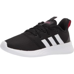 imageadidas Womens Puremotion Adapt Running ShoeBlackWhiteTeam Real Magenta